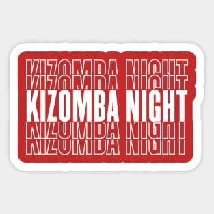 Kizomba Night Sticker